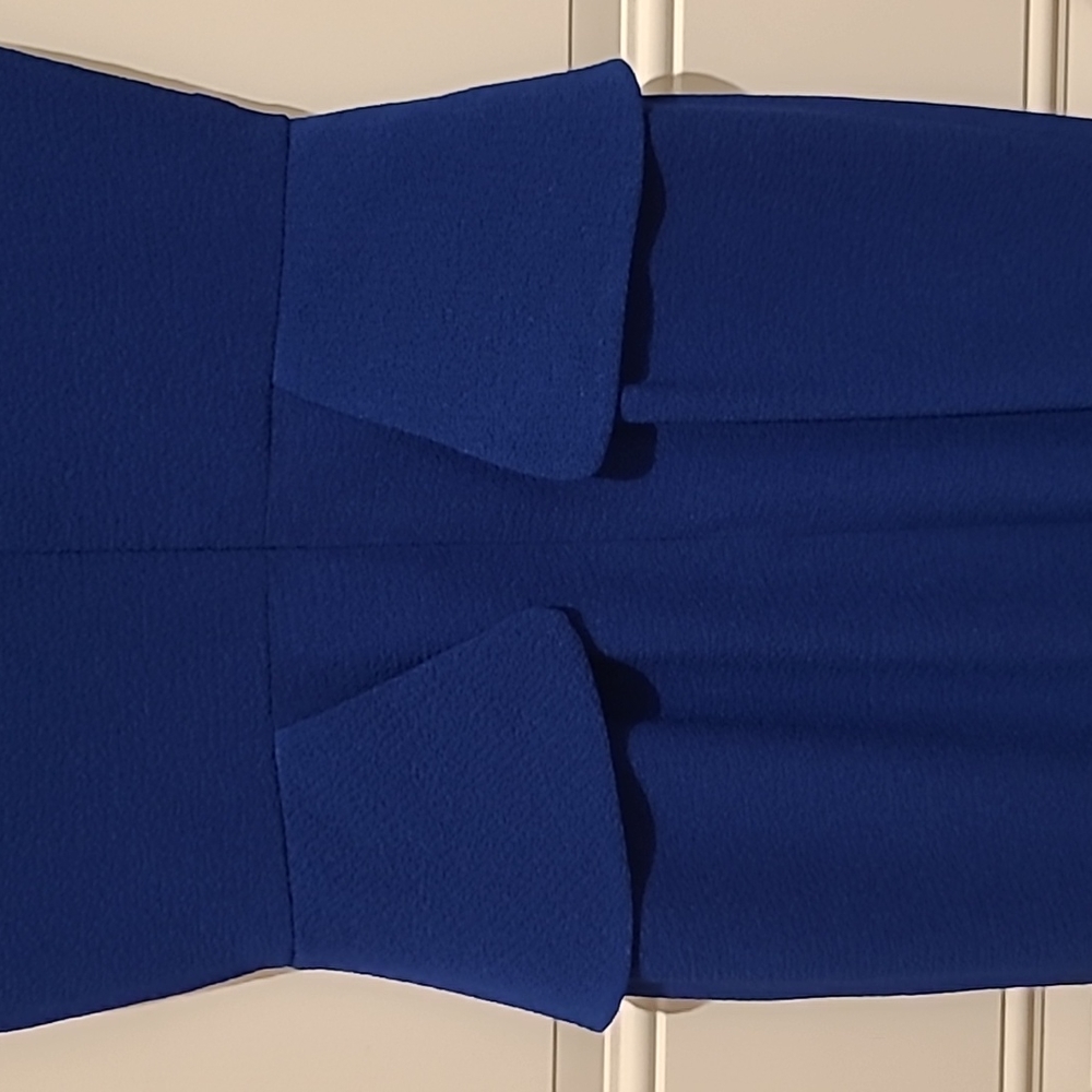 Royal Blue Black Halo Dress - Picture 7 of 8